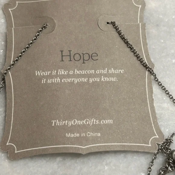 JK by Thirty-One “Whisper Cross Necklace” 2 tone silver/gold 16”+ 2” extenderNWT - Picture 4 of 7